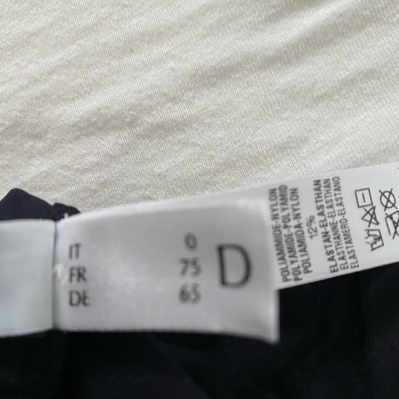 La Perla black underwired swimsuit